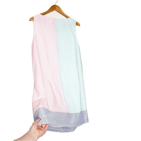 New with tag Vineyard Vines KY Derby Pastel Striped Sleeveless Preppy Mini Dress - Picture 12 of 16